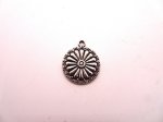 (image for) Concho charm antique silver 19mm #BSCH-156