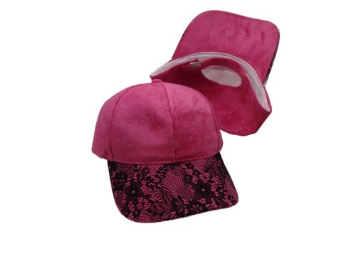 (image for) Lace Brim baseball caps - Bubblegum