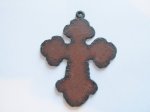 (image for) Cross metal cutout pendant #CC006-2 3/4