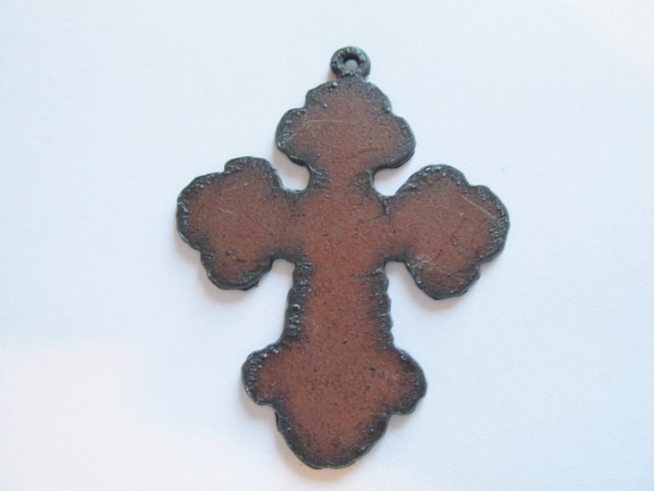 (image for) Cross metal cutout pendant #CC006-2 3/4