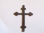 (image for) Cross metal cutout pendant #CC004-DL-3.5