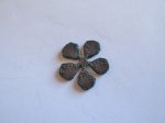 (image for) Flower metal cutout pendant #CG001-2 1/2