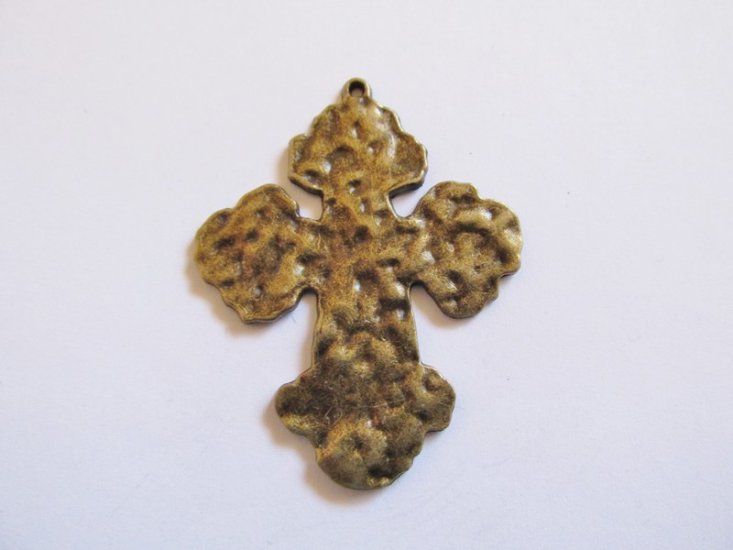 (image for) Chubby cross antique bronze #PP44