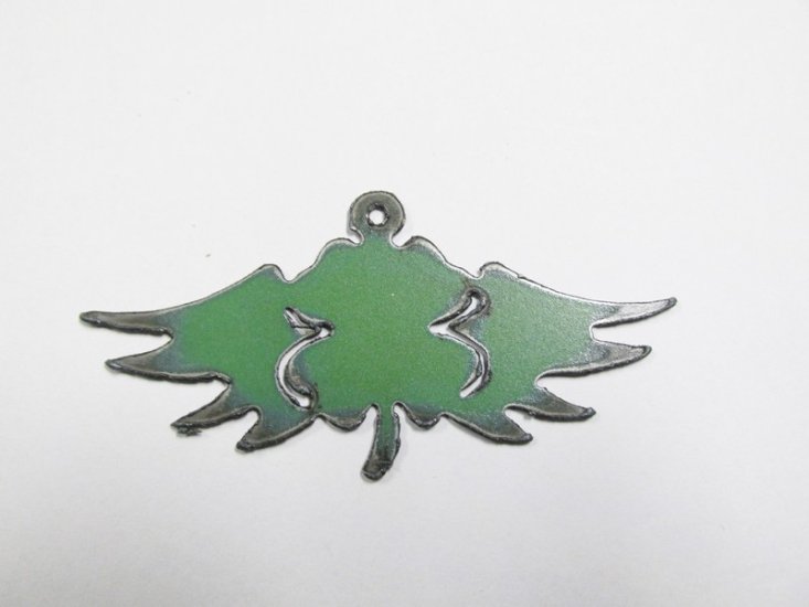 (image for) Green clover with wings #WKS-4