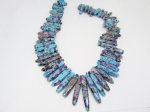 (image for) Turquoise composite stick beads #1069