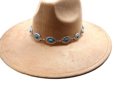 (image for) Concho hat band with stones