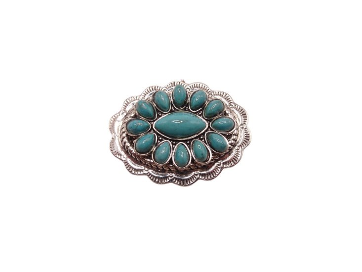 (image for) Concho flat back hat embellishment #EMB-2