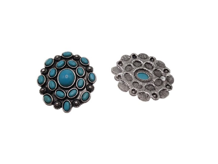 (image for) Concho glue on hat band embellishment #concho1