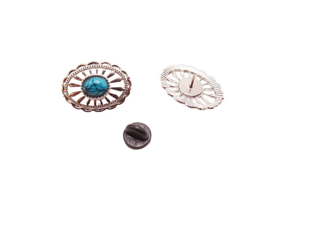 (image for) Oval concho HAT PIN - HP-5