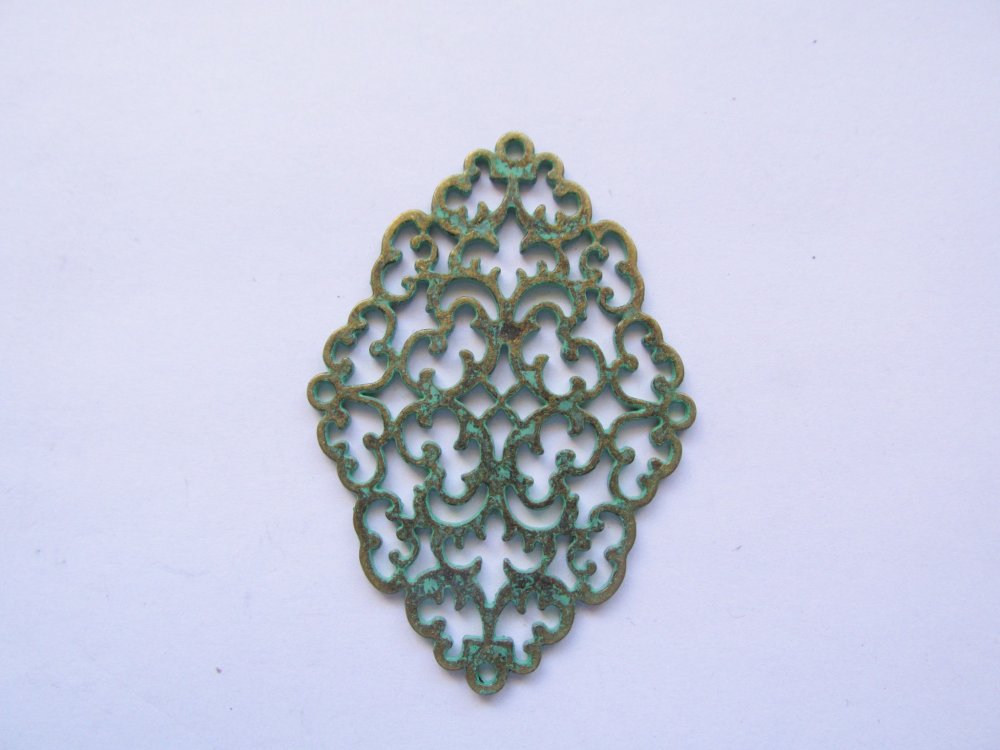 (image for) connector - scrolled patina #CON-16