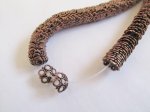 (image for) Bead caps - antique copper #ZA167-C-15