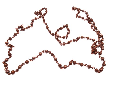 (image for) Bead Chain Antique Copper 4mm 36"