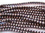 (image for) Copper faux Indian pearls acrylic round 6mm