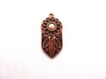 (image for) Copper flower pendant #RM-