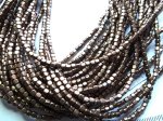 (image for) Copper hematite barrel beads 4mm #1214-T14