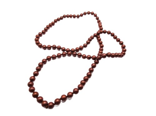 (image for) Beaded necklace convert to hatband- Copper