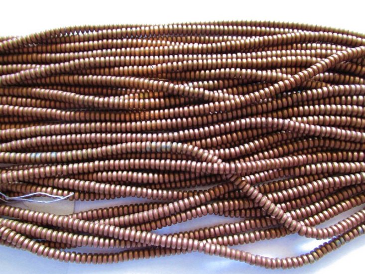 (image for) Copper stone Rondell 4mm #1794-TU