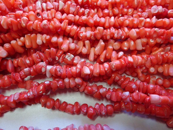 Coral Crystal Rondel 8x10mm #1744