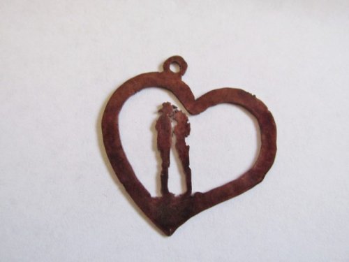 (image for) Cowboy cowgirl kissing #300-492