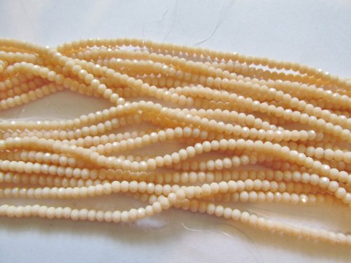 (image for) cream opaque crystals 3x4mm #1422-TU-17