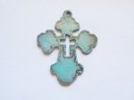 (image for) Cross pendant with stones #RM298