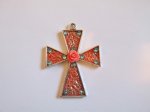 (image for) Cross pendant with stones #RM298