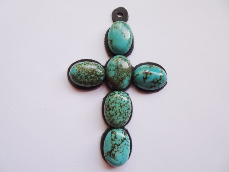 Cross pendant with stones #RM298