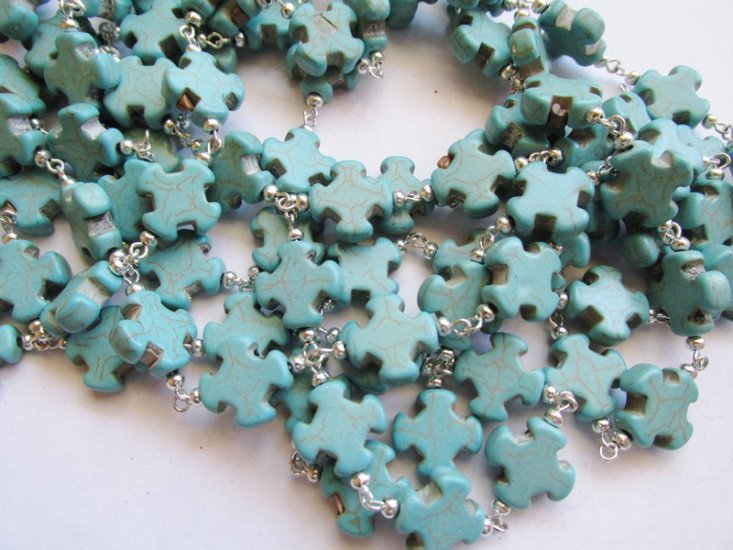 Cross pendant with stones #RM298