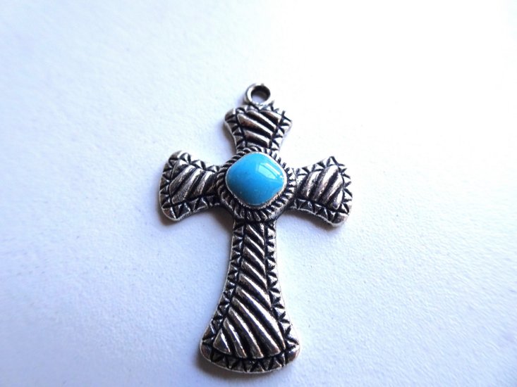 Cross pendant with stones #RM298