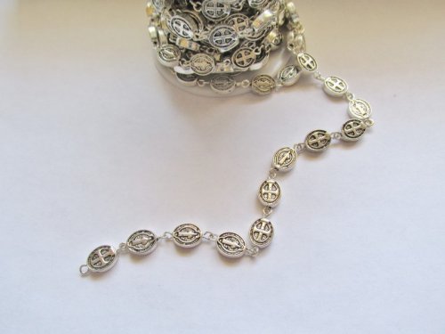 (image for) Antique Silver Cross Chain (Roll) # A14461