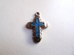 (image for) Cross pendant with stones #RM298