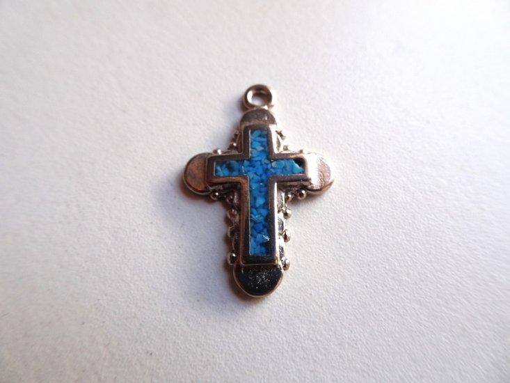 Cross pendant with stones #RM298
