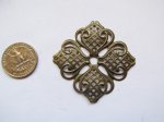 (image for) Cross pendant with stones #RM298