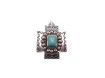 (image for) Cross pendant with stones #RM298