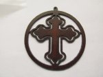 (image for) Cross pendant with stones #RM298