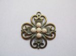 (image for) Cross pendant with stones #RM298
