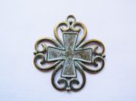 (image for) Cross pendant with stones #RM298