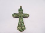 (image for) Cross pendant with stones #RM298