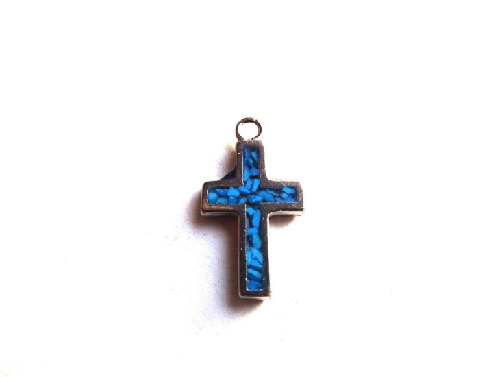 Cross pendant with stones #RM298
