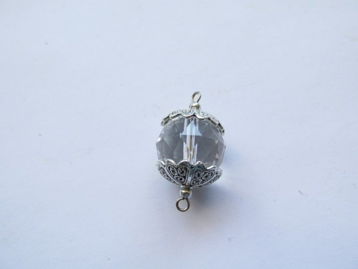 (image for) Connector - Crystal bead #CON17