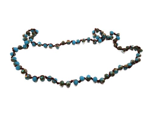(image for) Beaded necklace convert to hatband- Crystal