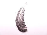 (image for) Feather antique silver jewelry pendant #RM-29