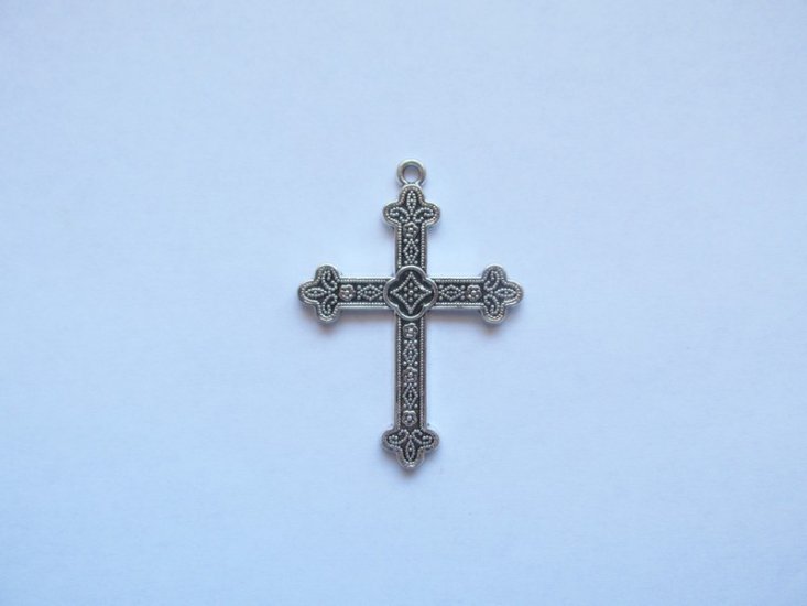 (image for) Antique Silver Cross Pendant #PP78