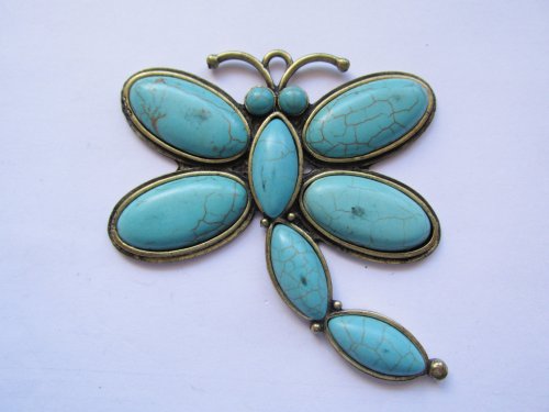 (image for) Dragonfly with stones bronze #MP130