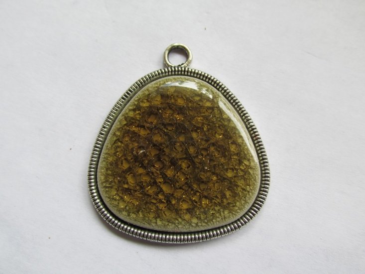 (image for) Faux Druzy Quartz pendant #HU14-20