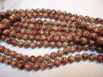 (image for) Pink/brown/white rounds #1053
