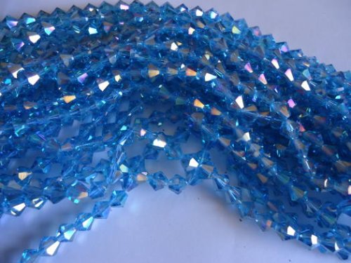 (image for) Blue Rainbow Bicone #BS1212