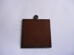 (image for) Square metal cutout pendant #TT001L-2