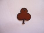 (image for) Clubs metal cutout pendant #M-DT003