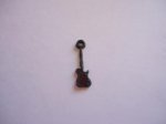 (image for) Guitar charm/earrings #GG001-1